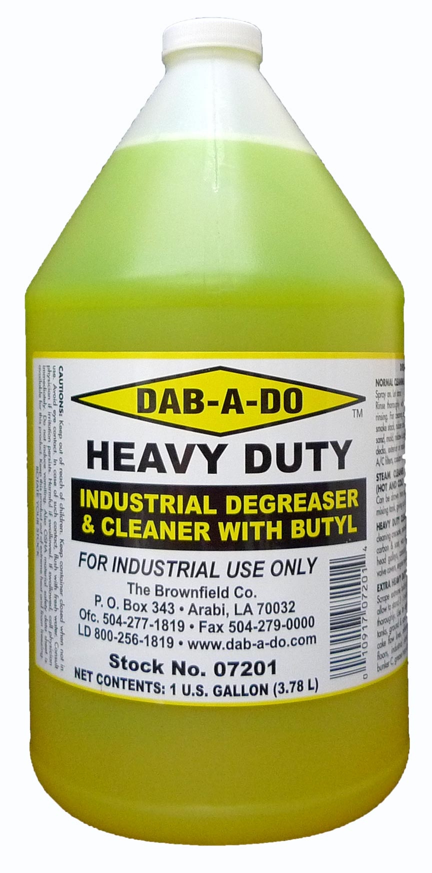Dab-A-Do Heavy Duty Industrial Degreaser - 1 Gallon Bottle